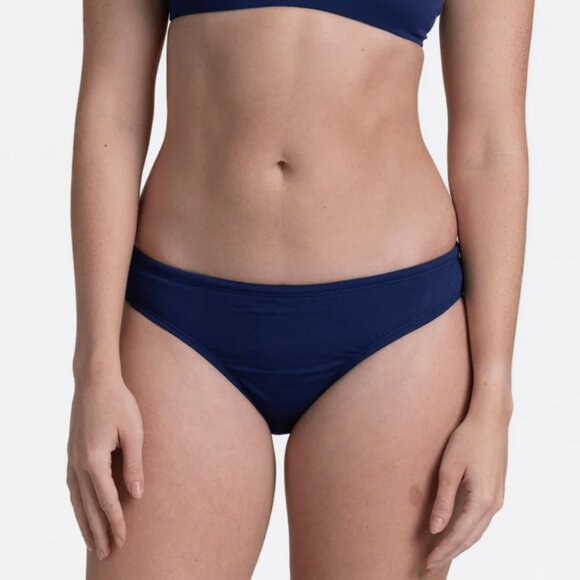 NEW Jolyn Clothing Andy Adjustable Bikini Bottom in Navy, Size L - Picture 2 of 5